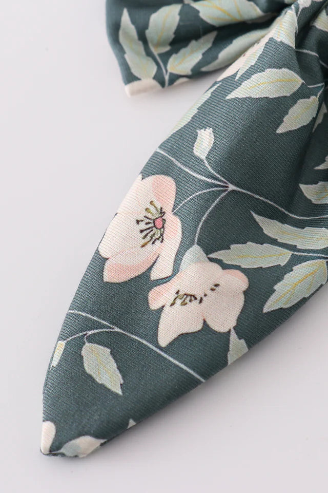 Green Forest Sailor Bow