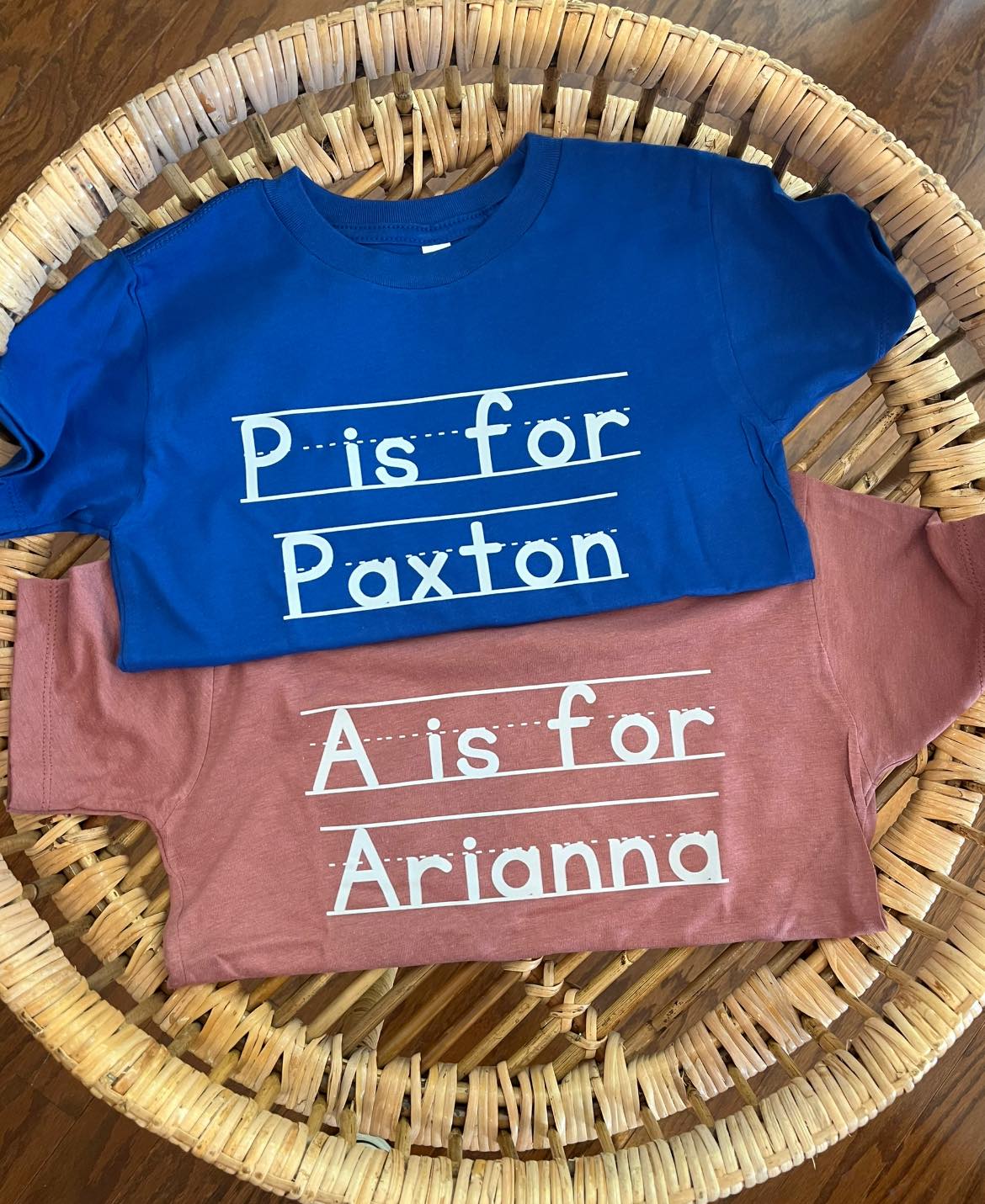 ***PREORDER***Alphabet Tees
