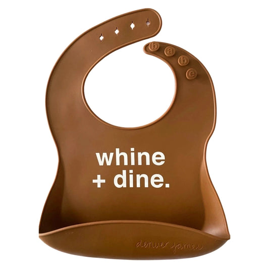 Whine and Dine Bib