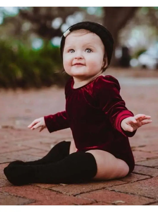 Livee Leotard- Cranberry