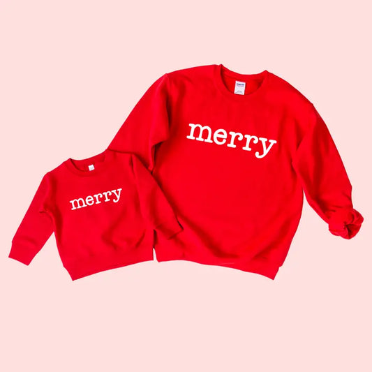 Merry Mommy and Me Crewneck
