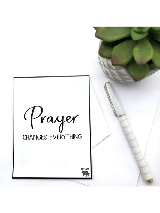 Prayer Changes Everything card