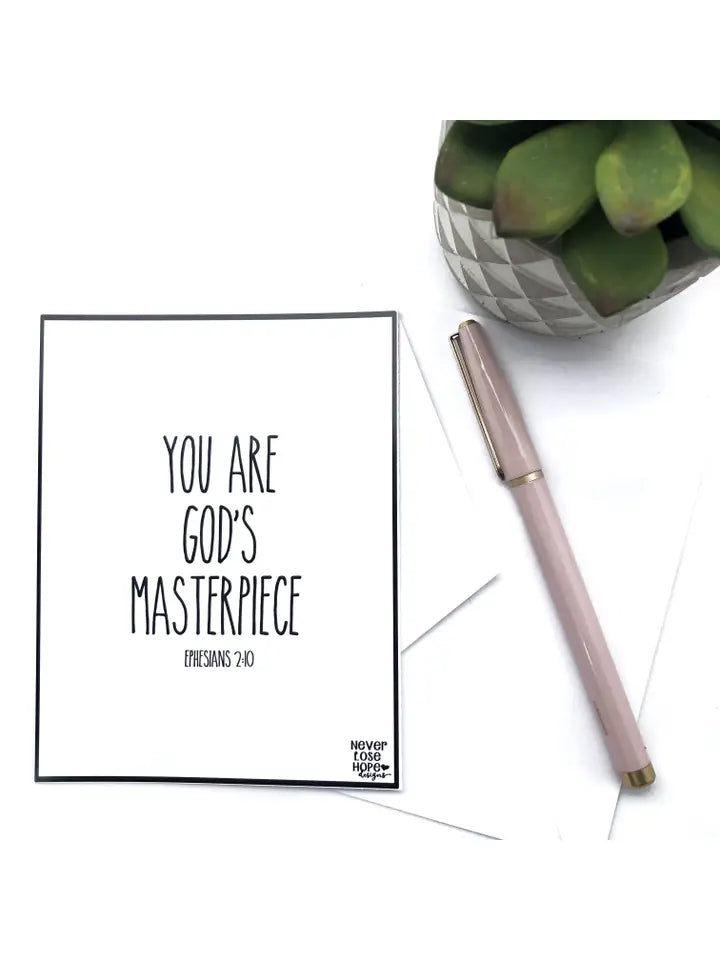 You Are God's Masterpiece card