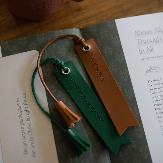 You Belong Leatherette Bookmark