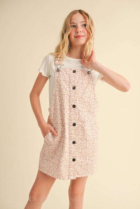 Floral Overall Dress