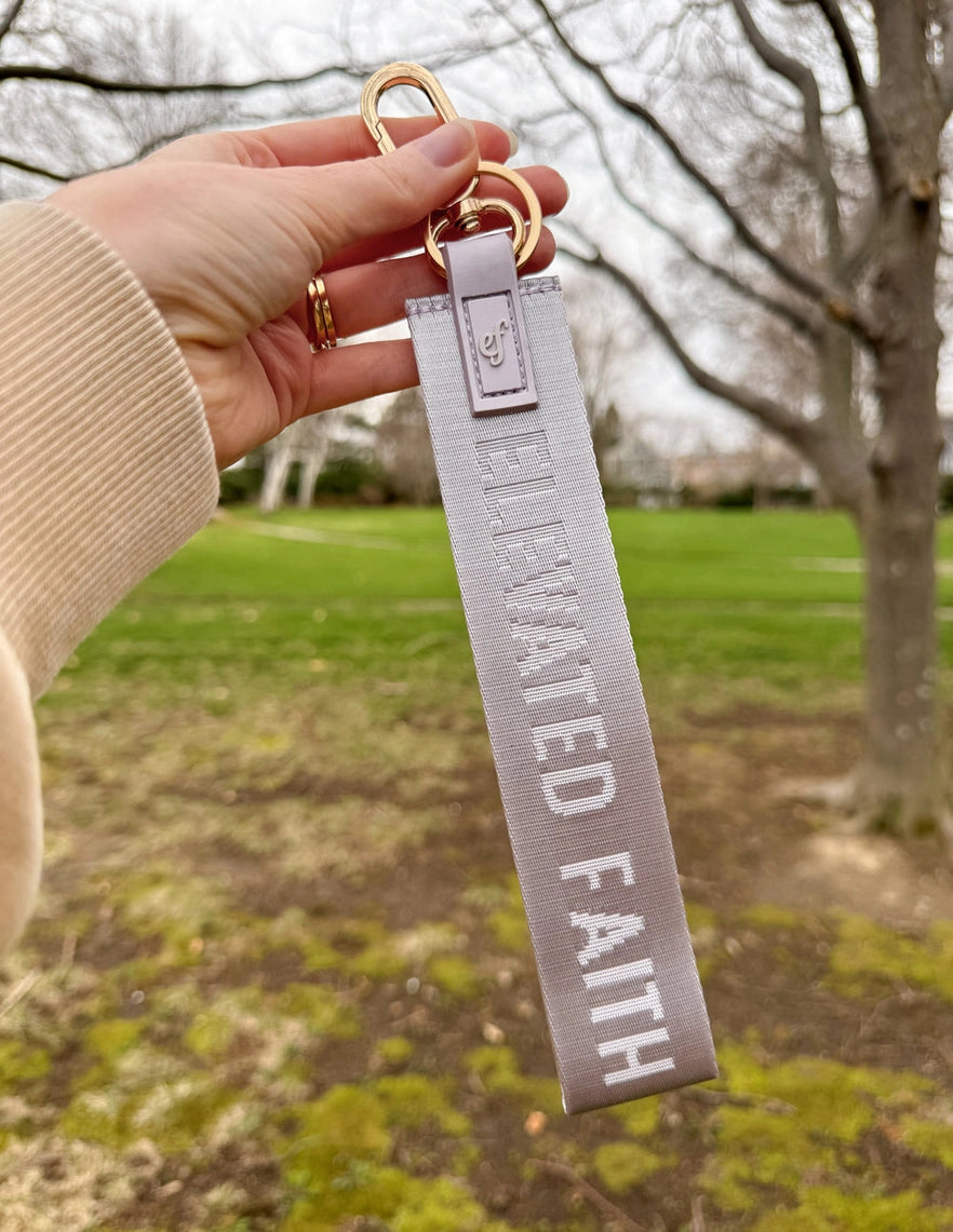 Elevated Faith Keychain- Lavender
