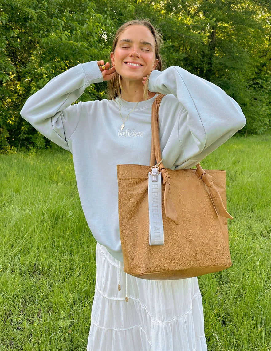 Elevated Faith Keychain- Lavender