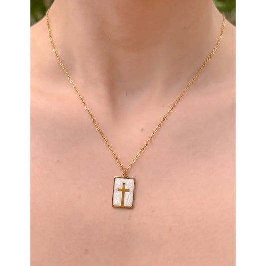 Enamel Cross