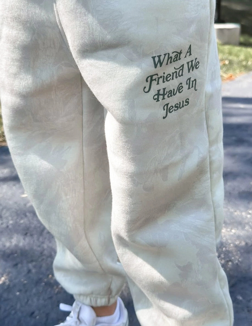 What a Friend Camo Sweatpants