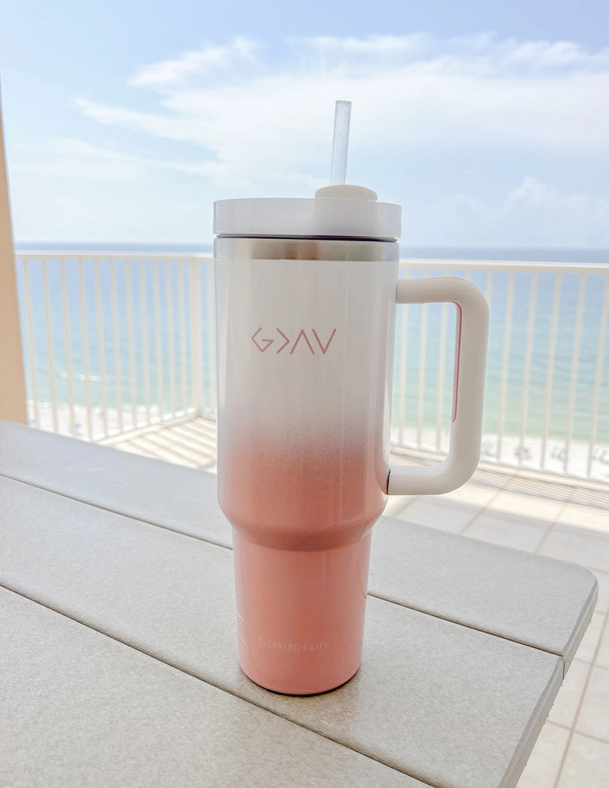 God is Greater tumbler