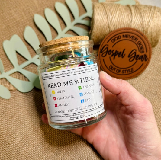 Read Me When Scripture Jar
