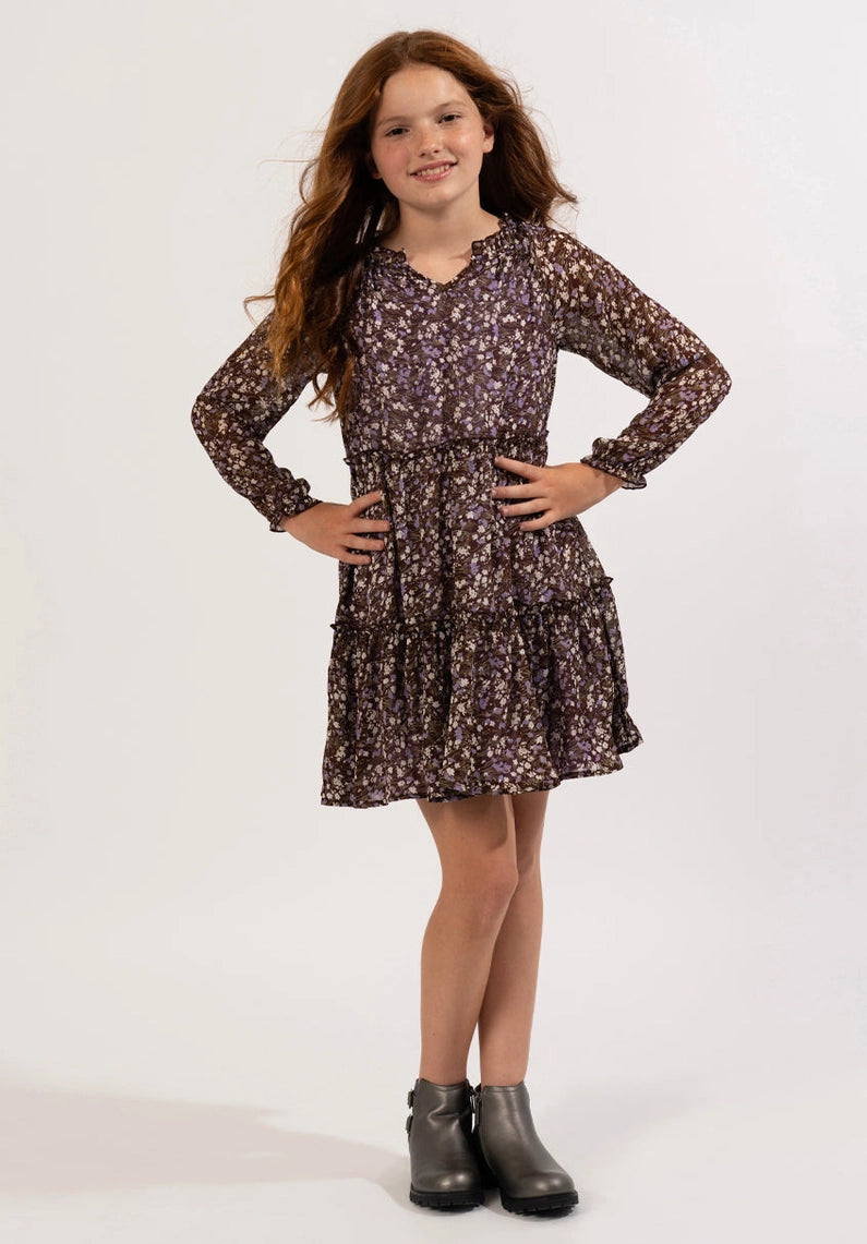 Floral Peasant Dress