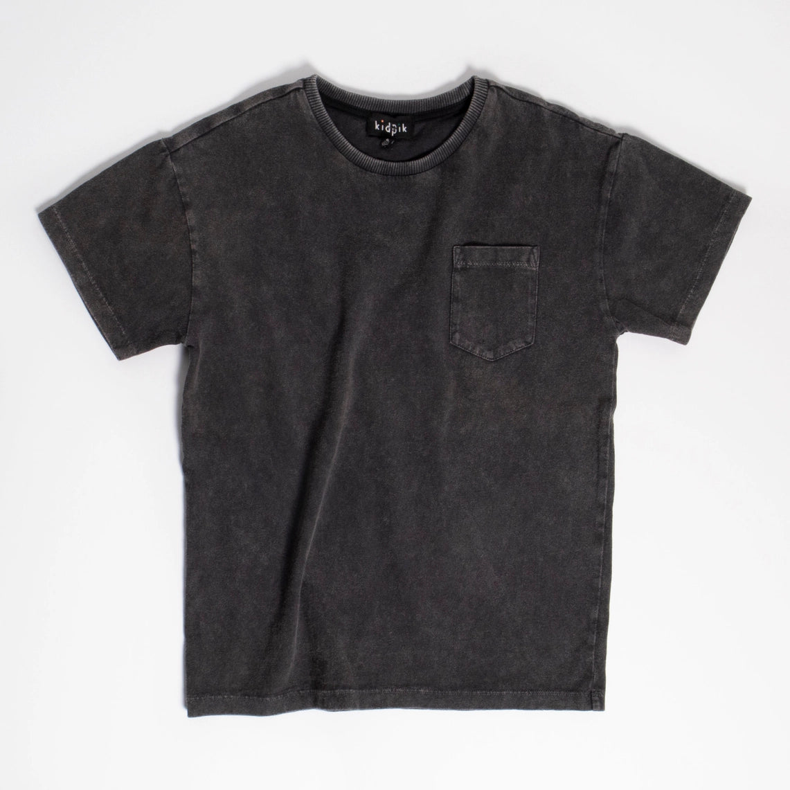 Oversized Pocket Tee- Blackened Pearl