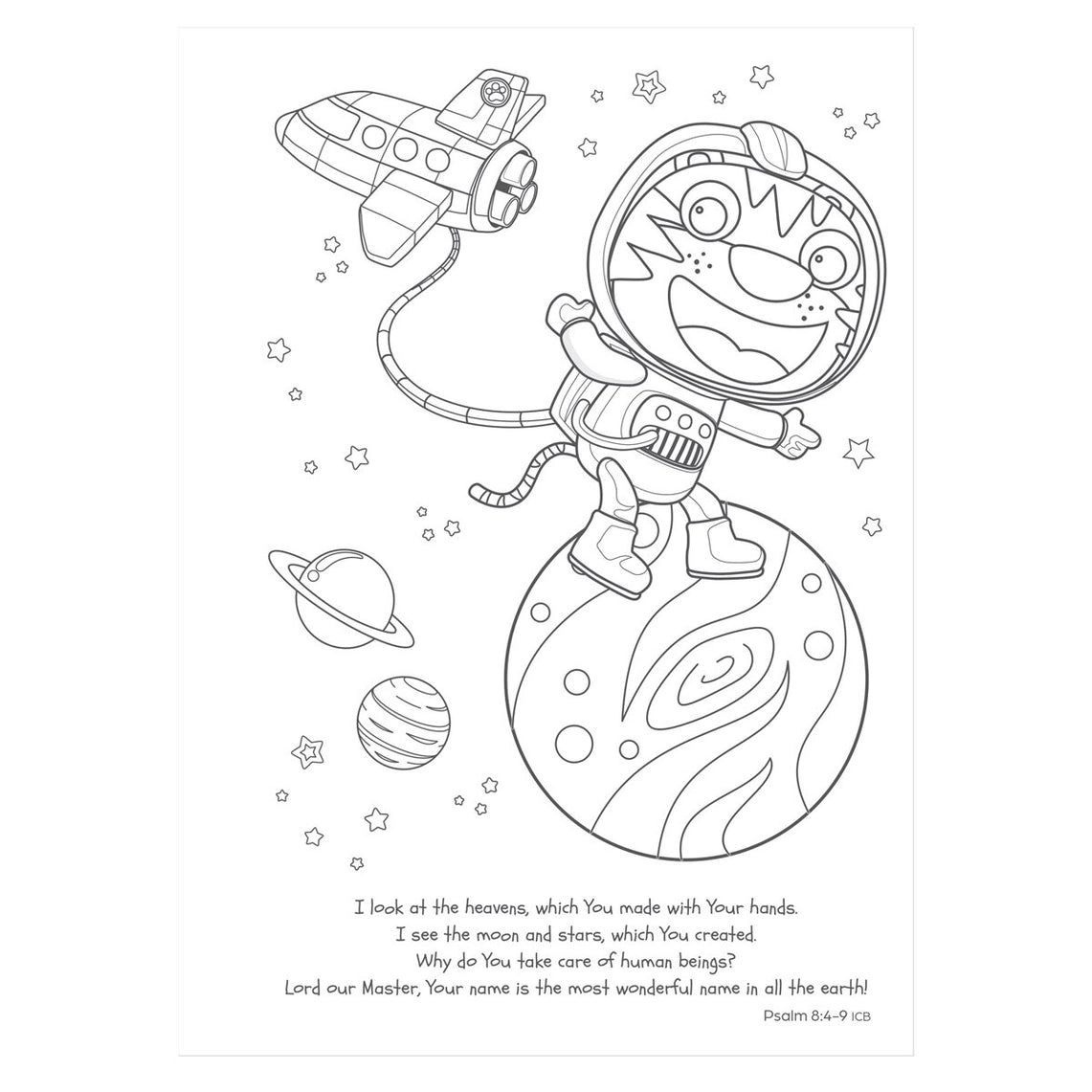 God is With Me Coloring Book