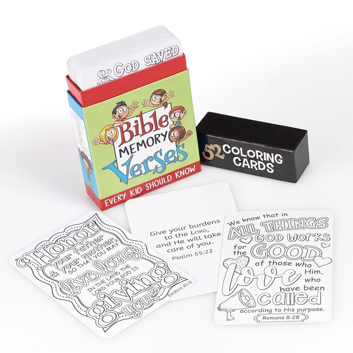 Bible Verse Coloring Cards