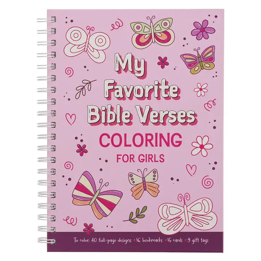 Favorite Bible Verses For Girls Coloring Book