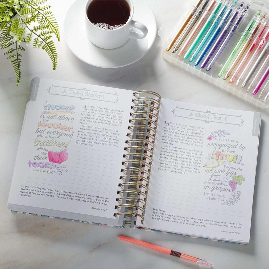 Words of Jesus Coloring Devotional