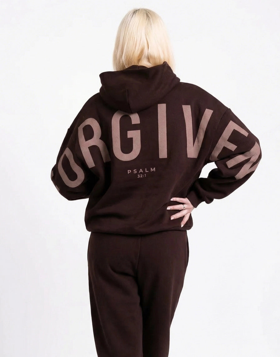 Forgiven Hoodie- Coffee Bean
