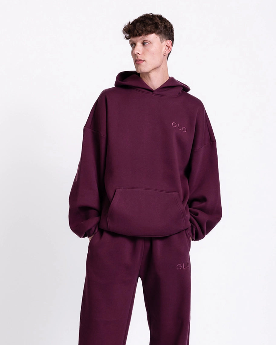 Forgiven Hoodie- Dark Cherry