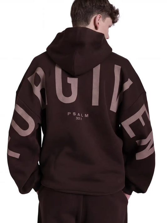 Forgiven Hoodie- Coffee Bean