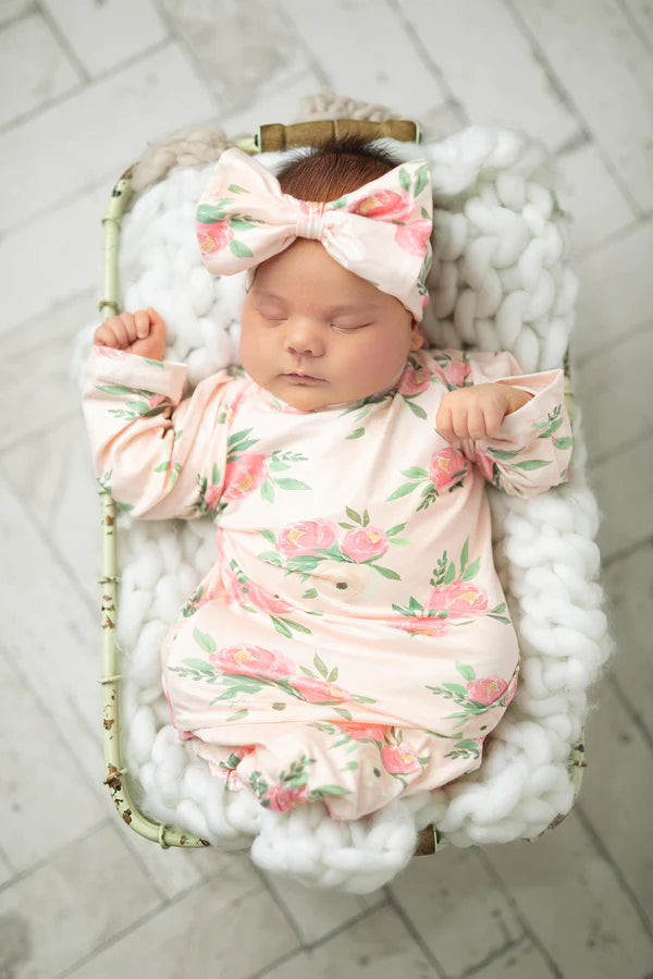 Pinky Pink Gown and Bow