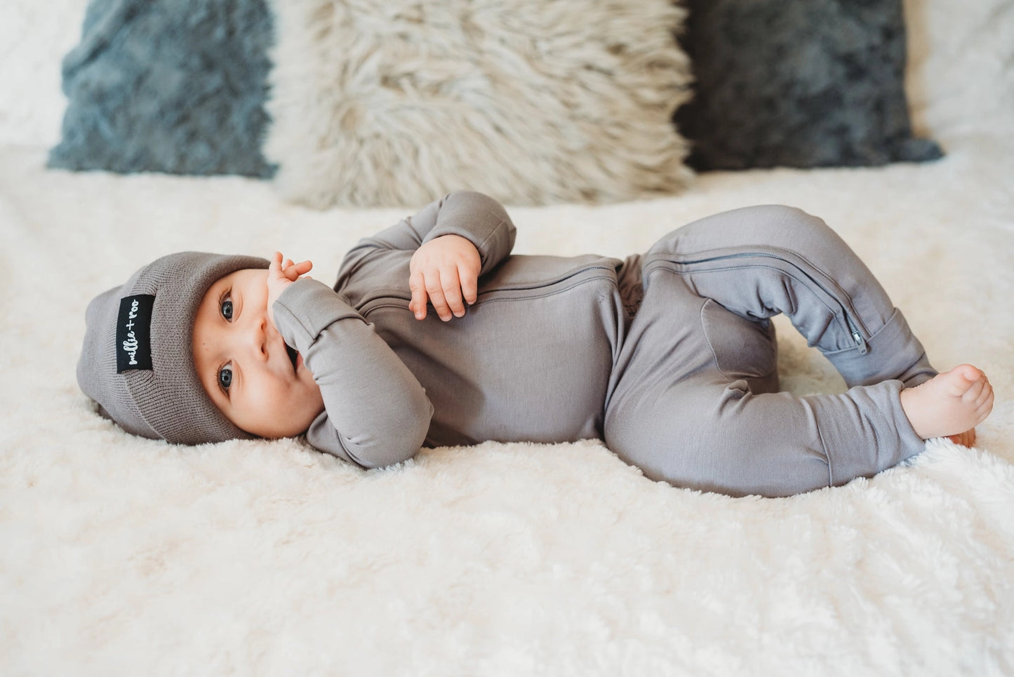 Stone Bamboo Romper