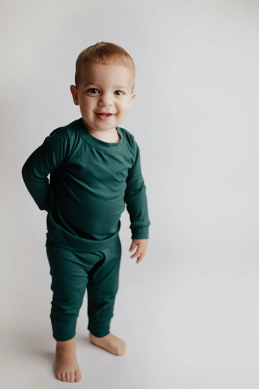 Forest Ribbed Jammies