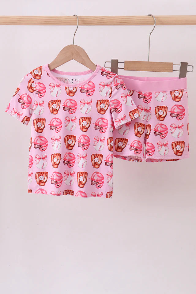 Bows and Baseball Jammies