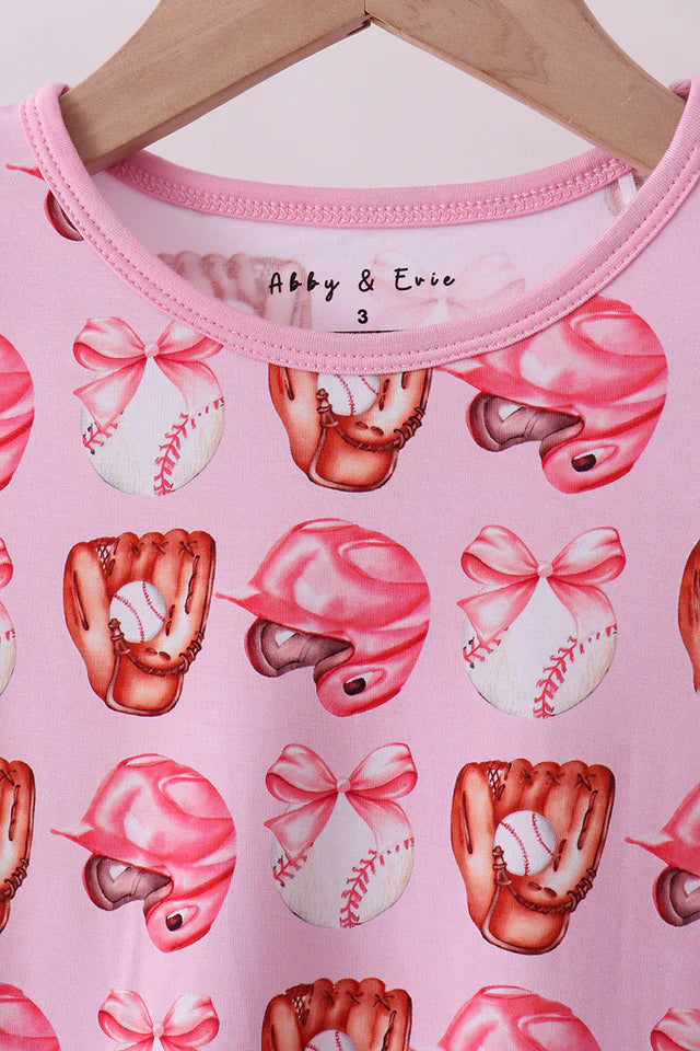 Bows and Baseball Jammies