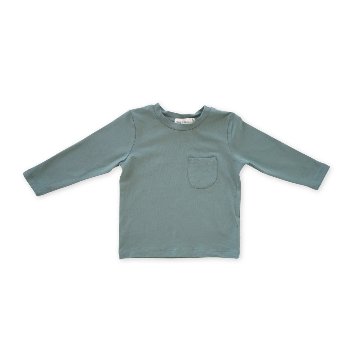 Charie Long Sleeve Pocket Shirt- Thyme
