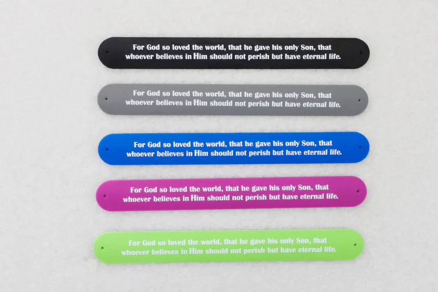 John 3:16 Slap Bracelet