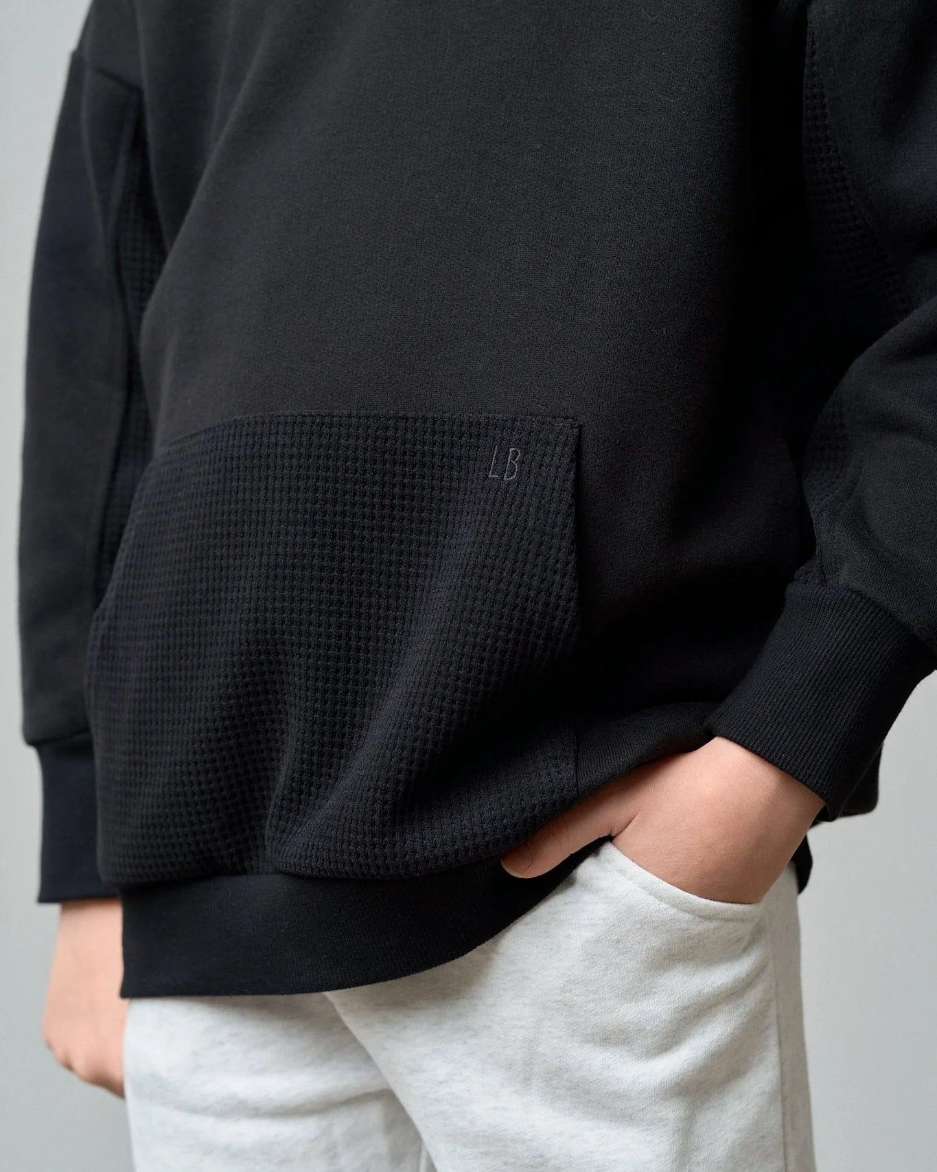 Little Bipsy Waffle Crewneck
