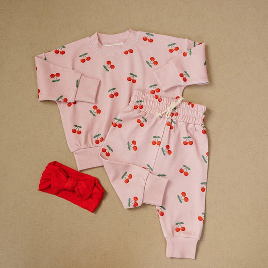 Cherry Jogger Set
