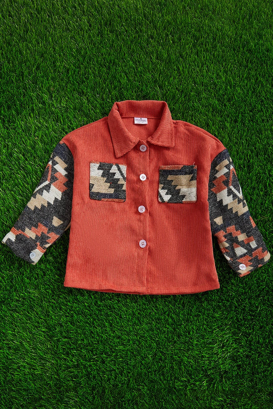 Aztec Corduory Shacket