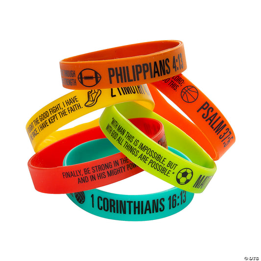 Sports Bible Verse bracelets