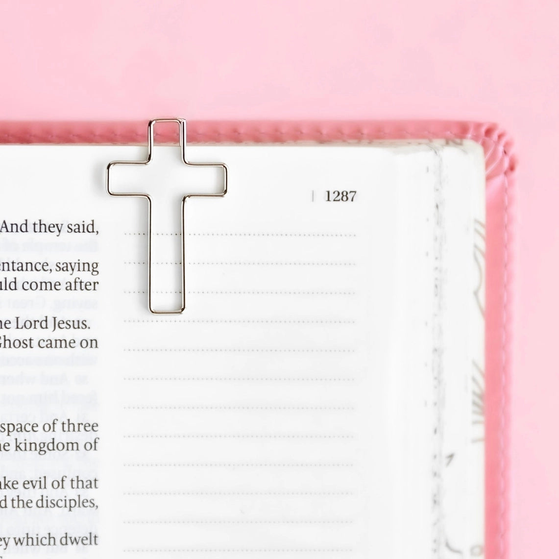 Ryan&Rose Bookmark+Cross Paper Clips