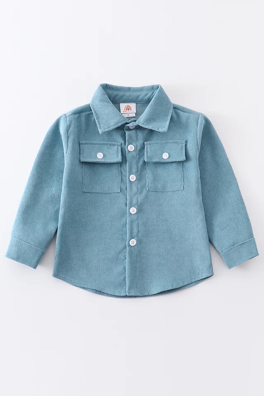 Blue Corduroy Shirt