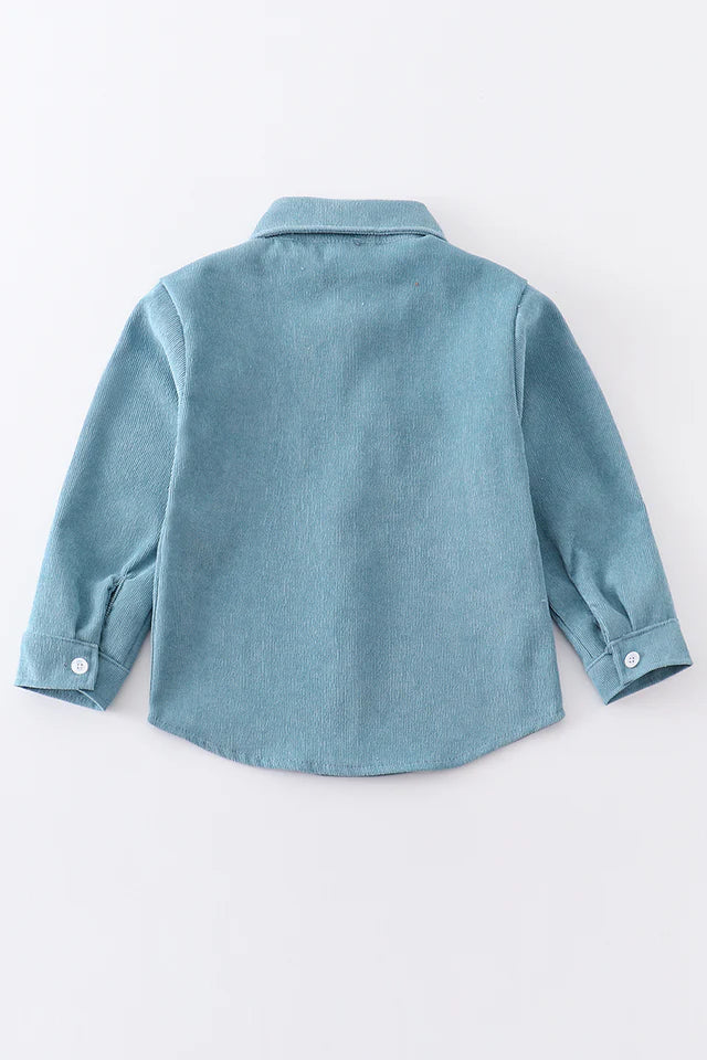 Blue Corduroy Shirt