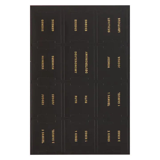 Black and Gold Bible Tabs
