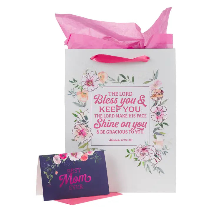 Numbers 6:24-25 Gift Bag and Card for Mom