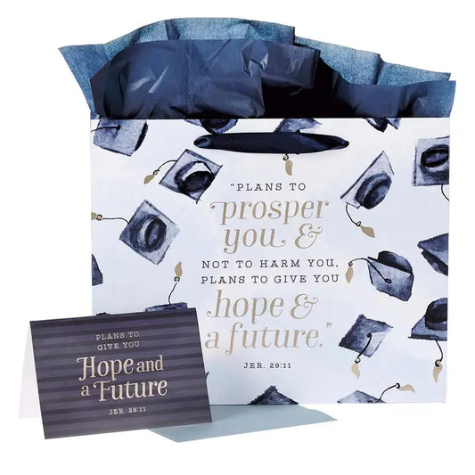 Jeremiah 29:11 Congrats Grad Gift Bag and Card