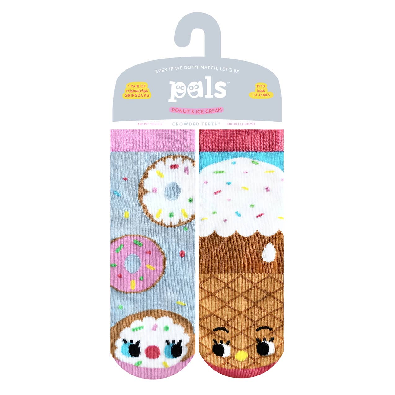 Donuts and Ice Cream Pals socks