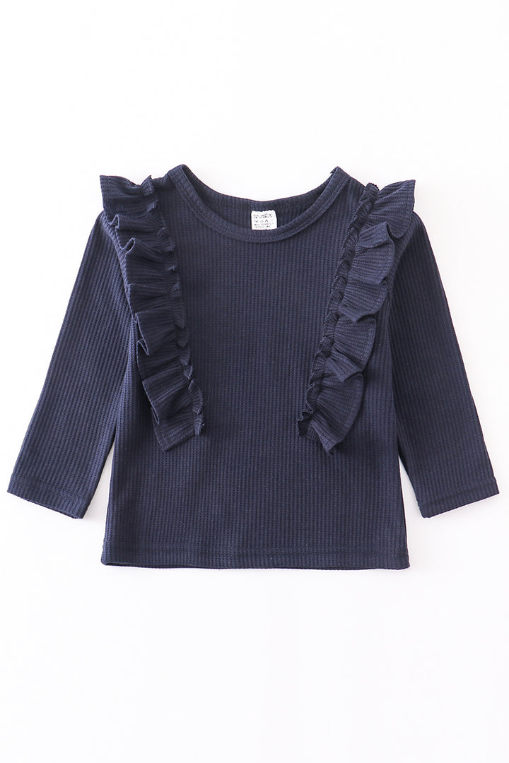 Navy Ruffles
