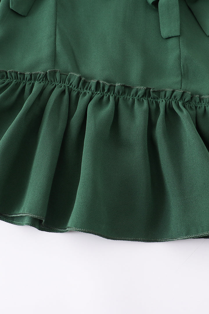 Ruffled Bow Dress