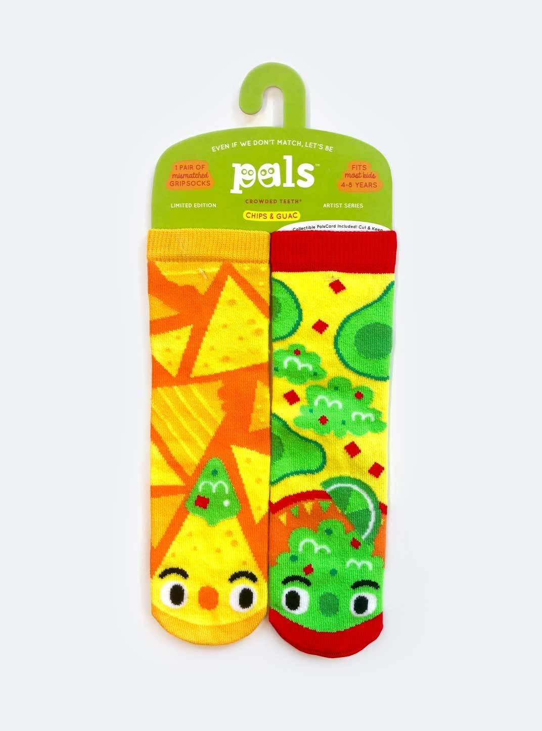 Chips and Guac Pals socks