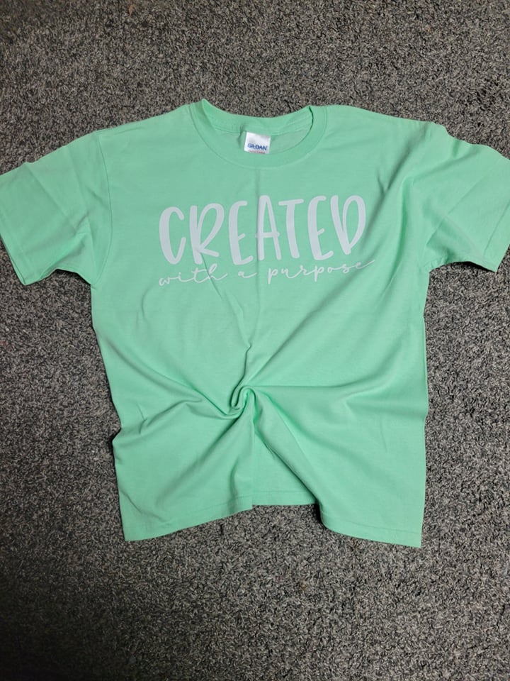 Created With a Purpose tee