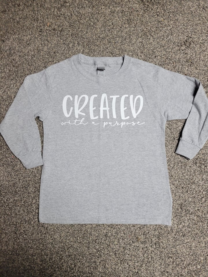 Created With a Purpose tee