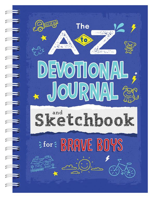 A-Z Devotional Journal and Sketchbook for boys