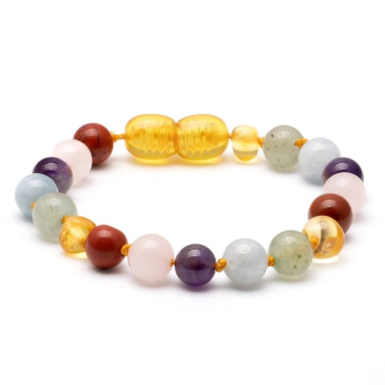 Amber & Gemstone bracelets