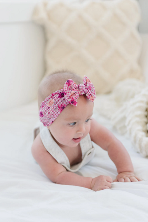 Crimson Floral headband